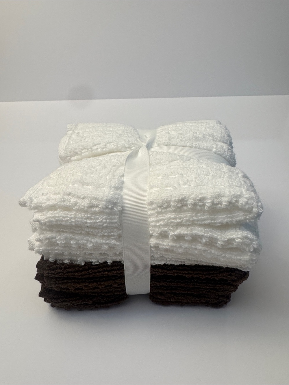 10pc ECOEXISTENCE Quick Dry 100% Cotton Oversized Bath Towel Set - Chocolate - Picture 8 of 11